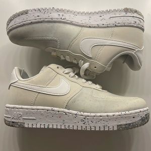 W NIKE AIR FORCE 1 CRATER - Summit white/ Blanc Sommet